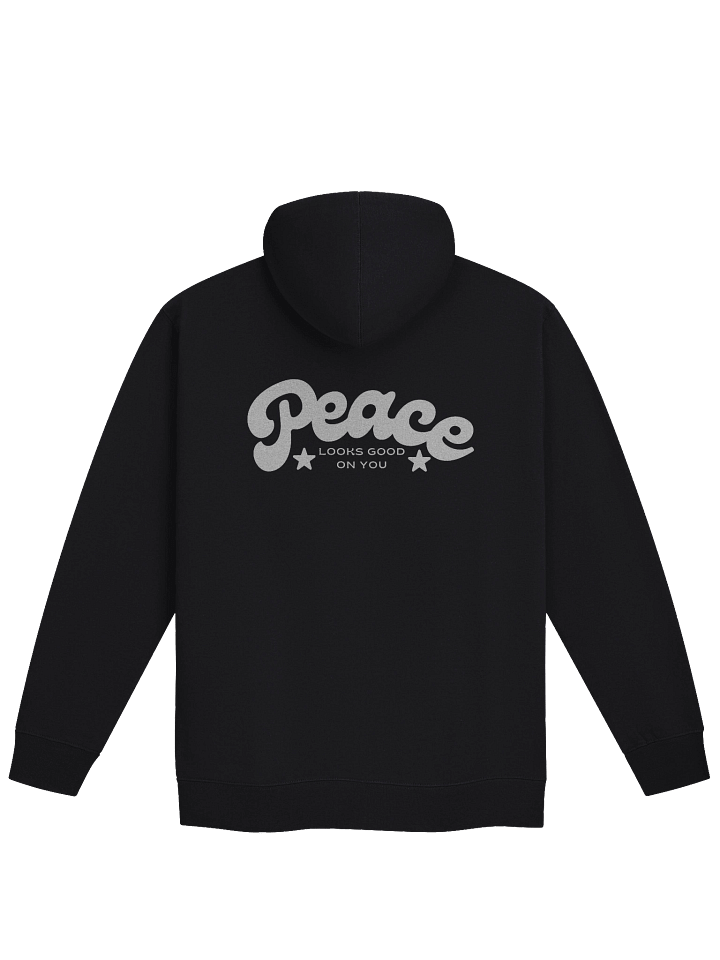 PEACE LOOKS GOOD Fleece Zip-Up Hoodie product image (6)
