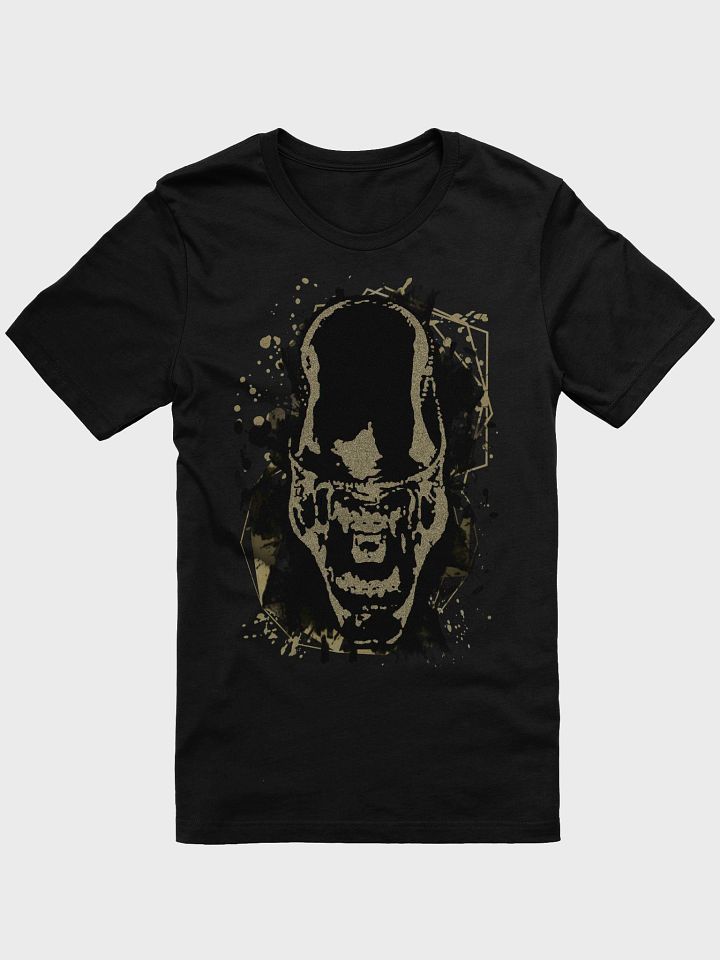 Xenomorph Alien T-Shirt. Black and gold sand art. product image (1)