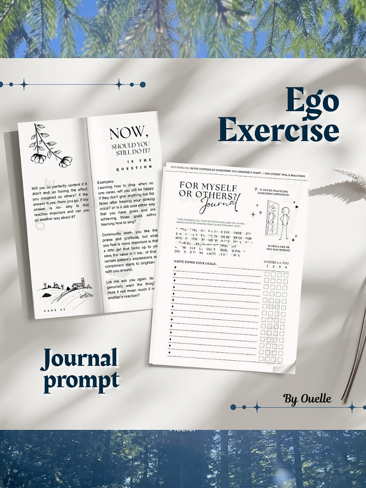 𝘌𝘨𝘰 𝘌𝘹𝘦𝘳𝘤𝘪𝘴𝘦: Why do you do things? — Digital Worksheet (PDF & Template) product image (1)