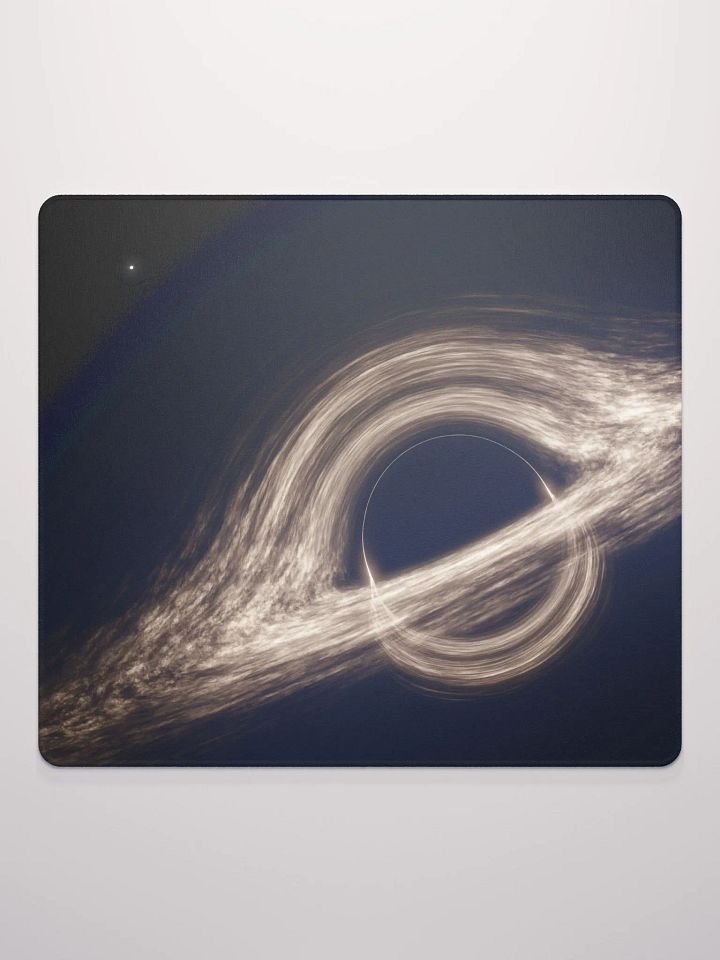 I WISH THAT I Black Hole Music Gaming Desk mat/Mousepad product image (3)