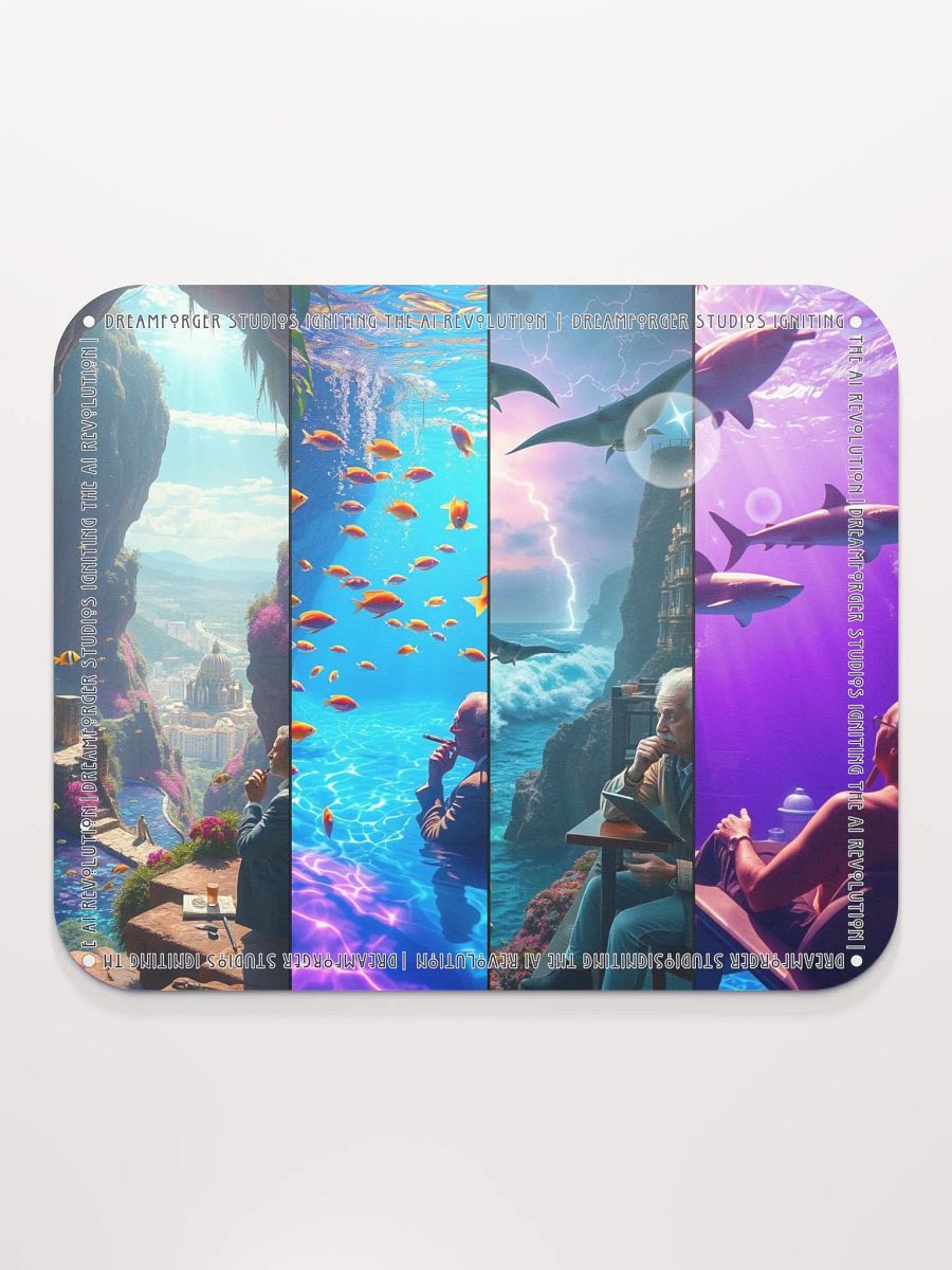Deep Thinkers: Surrealist Vision Art Gallery Mouse Pad product image (2)