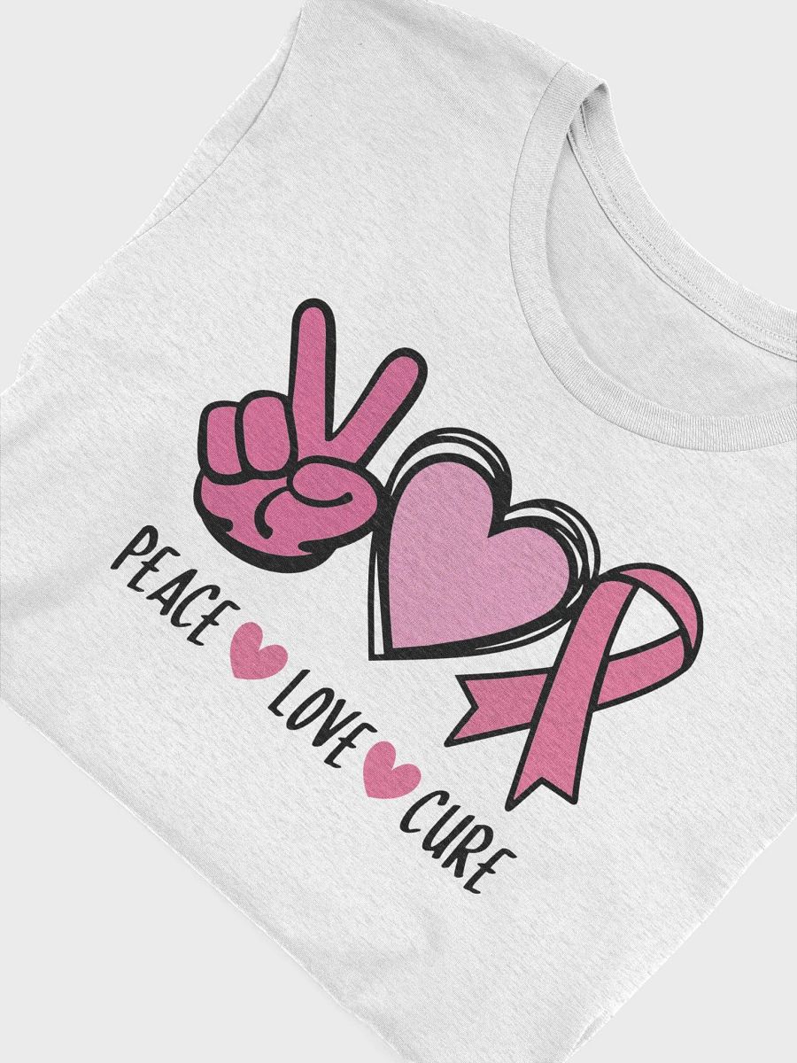 PEACE, LOVE AND A CURE POSTAL WORKERS TEE product image (5)