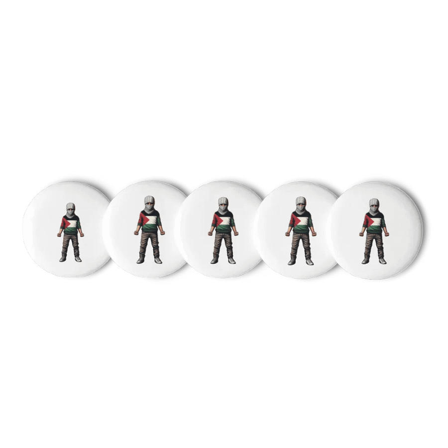 Set of Pin Buttons | AI Design FREE PALESTINA product image (1)