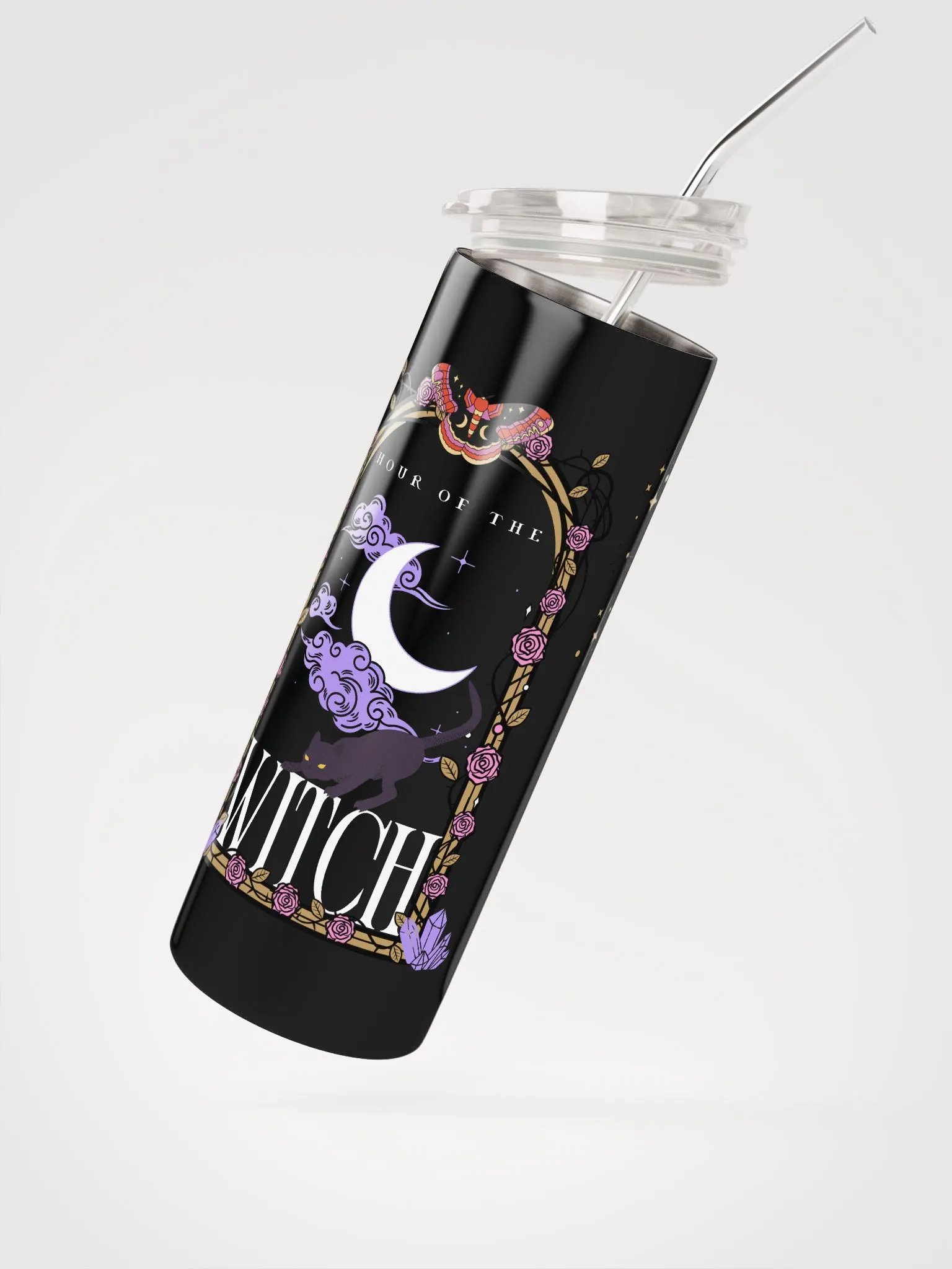 Hour of the Witch Tall Tumbler with straw product image (2)