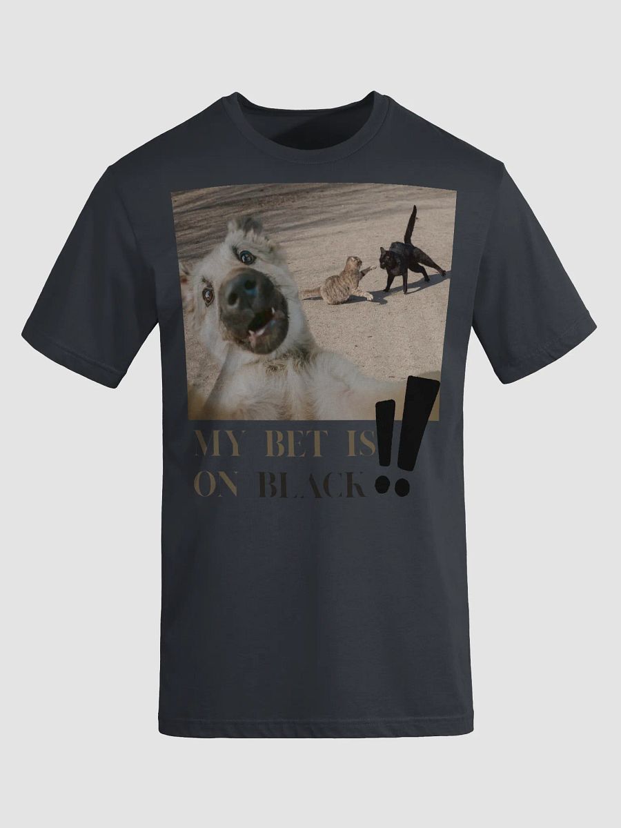 my bet is on black t-shirt graphic product image (15)