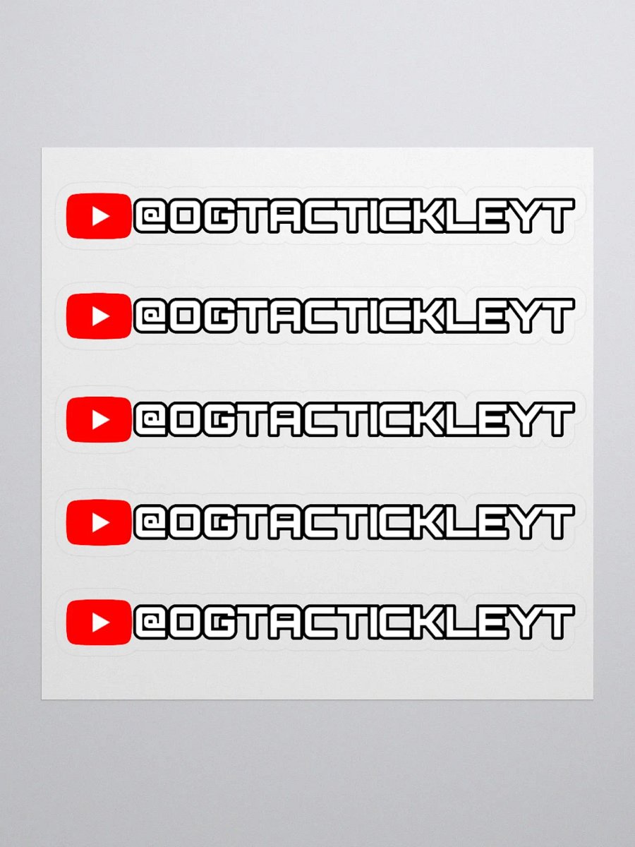 OGTACTICKLEYT Sticker Sheet product image (1)