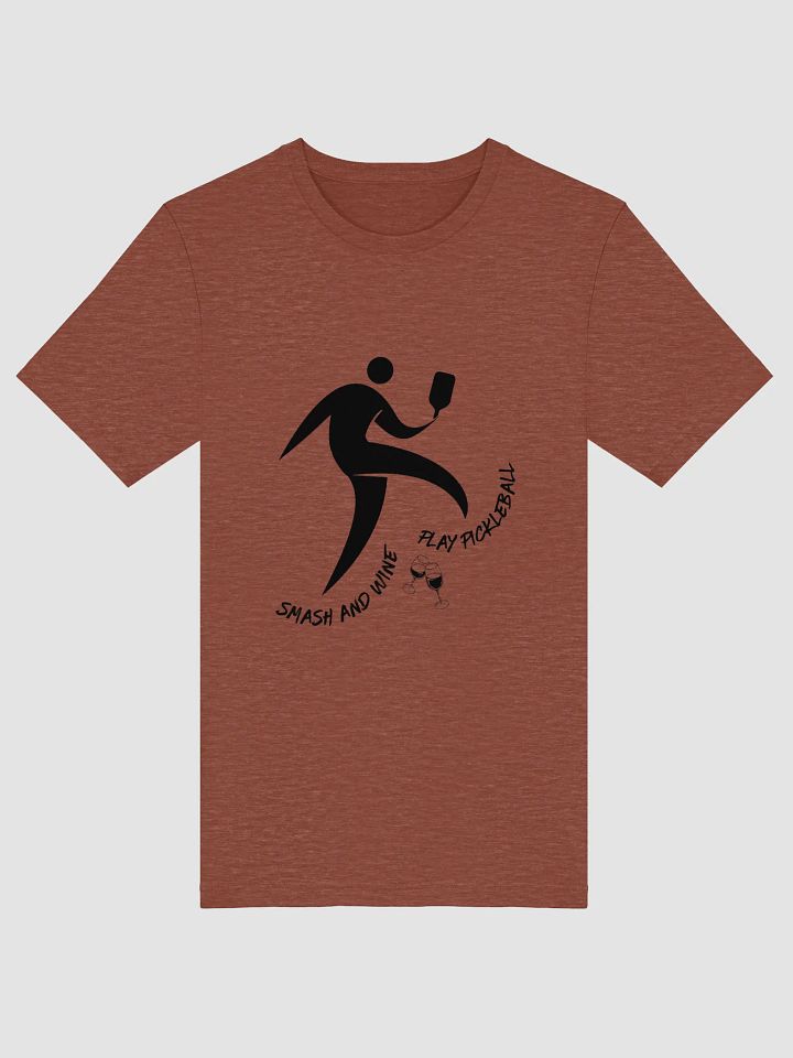 Smash and Wine Pickleball Ultrasoft T-Shirt product image (1)