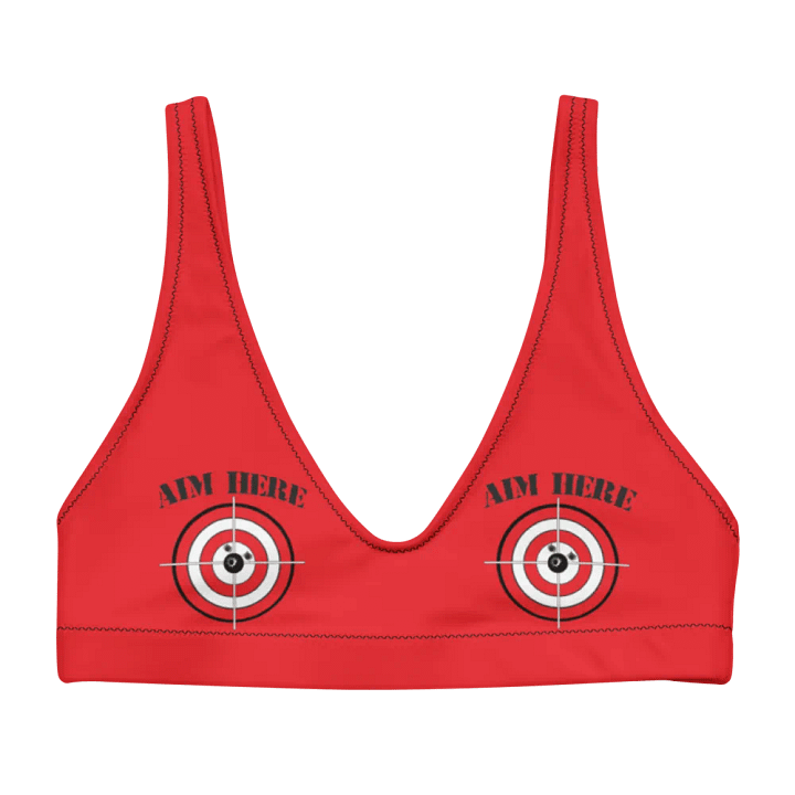 Aim Here Target Recycled Padded Bikini Top product image (1)