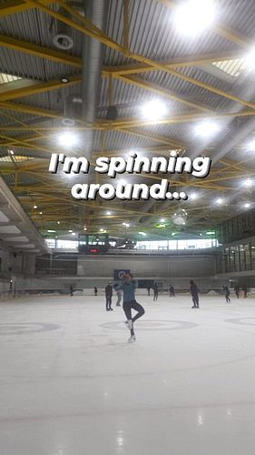 Some days all I wanna do is spin....and spin... and spin.... 

Are you guys more into jumps or spins?

#figureskating #adults...
