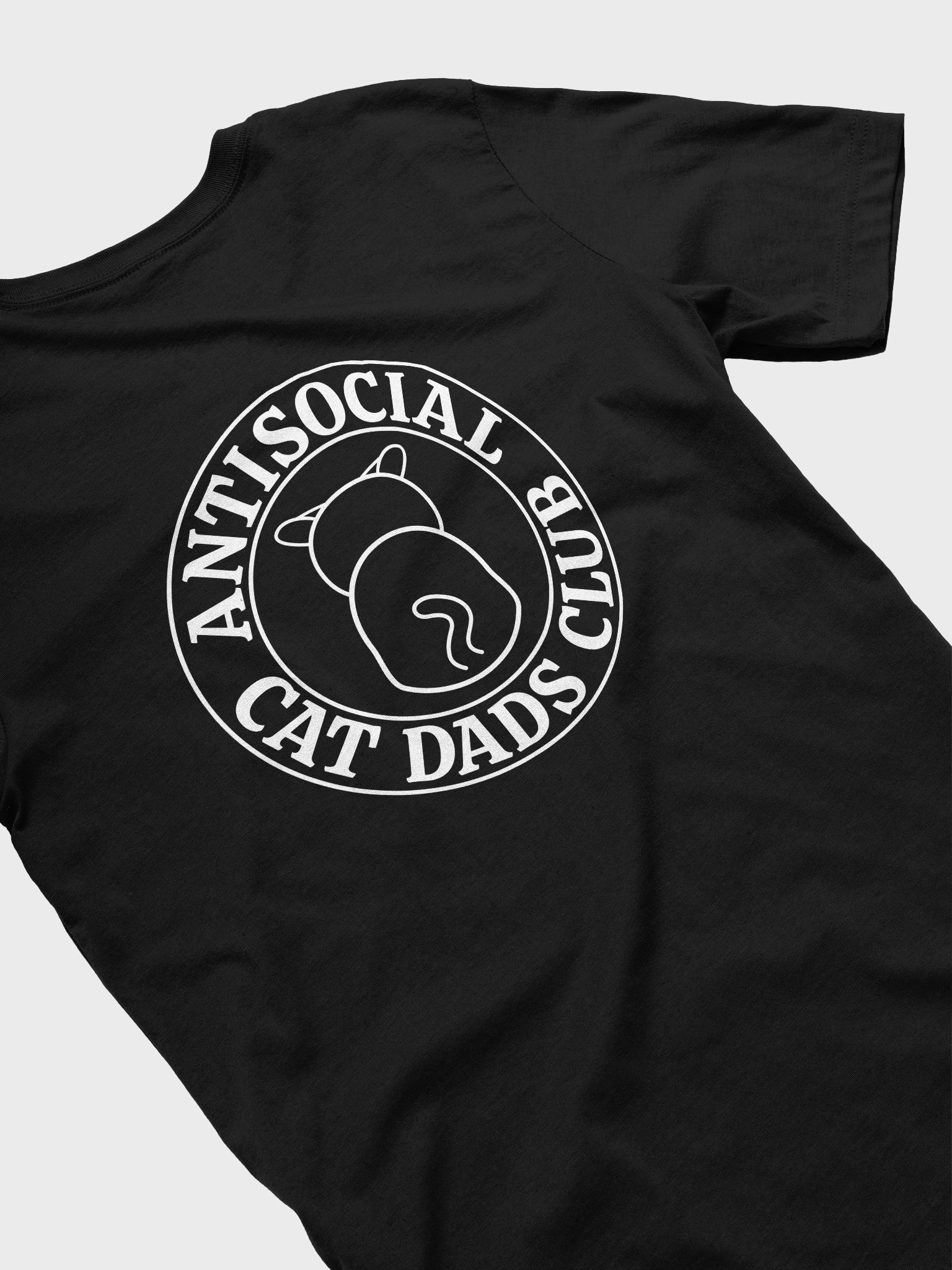 Antisocial Cat Dads Club 2 (Back Print) - Unisex Adult Super Soft Lightweight T-shirt product image (2)