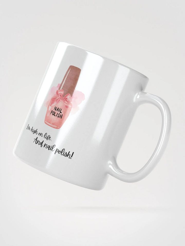 Nail polish art high on life - Glossy Mug product image (2)