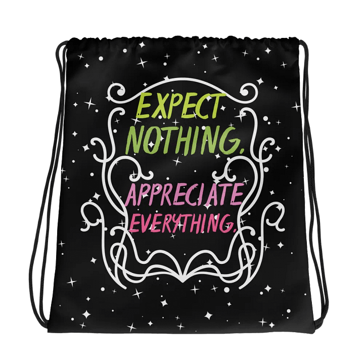 Gratitude Galaxy Drawstring Bag product image (1)