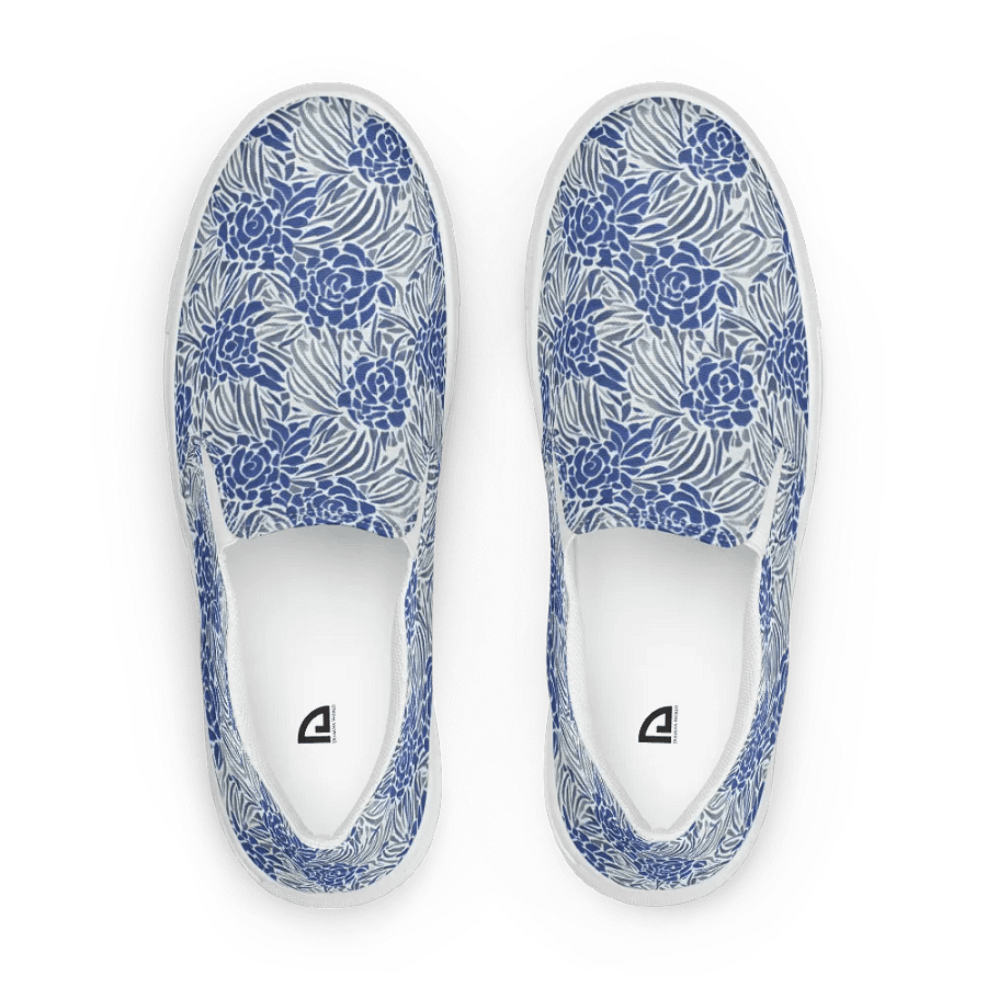 Blue Roses Woman Canvas Shoes product image (1)
