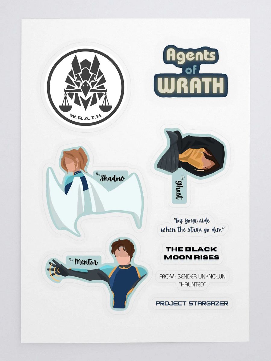 Agents of WRATH Sticker Sheet (#1) product image (3)
