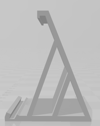 Portable Monitor Stand 3D Model product image (1)
