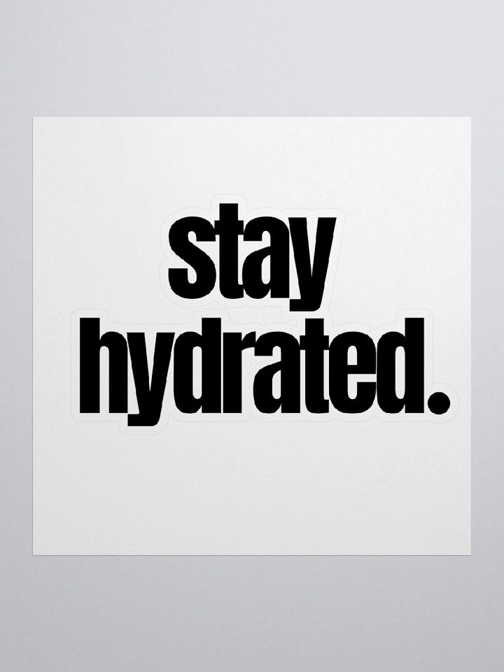 Stay Hydrated Stickers product image (1)