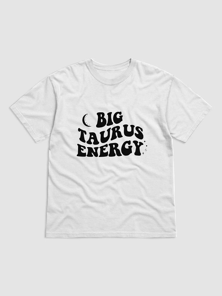 Big Taurus Energy T-Shirt (Black Logo) product image (1)