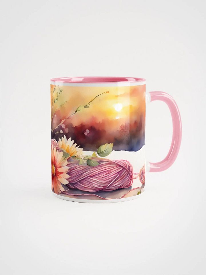 Pink Hugs for Everyone, Ceramic Mug with Color Inside product image (1)