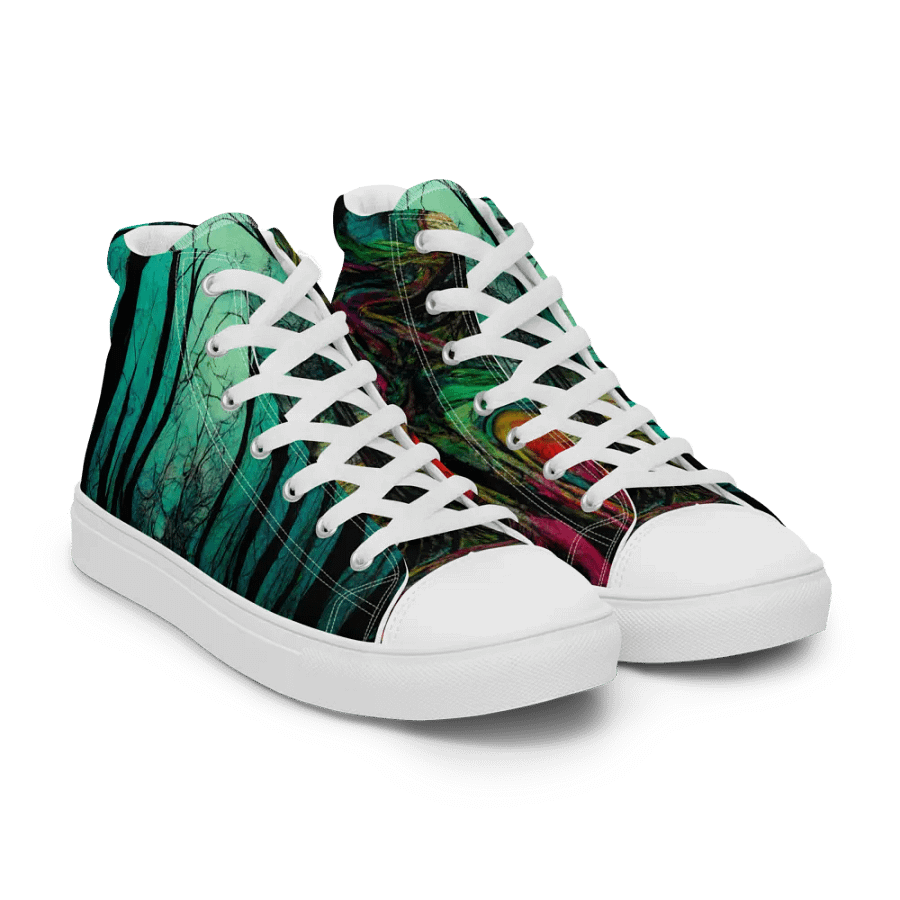 Enchanted Forest High Top Canvas Shoes product image (8)