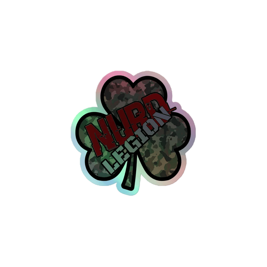 NurdLegion - Shamrock 2025 Holo Sticker product image (1)
