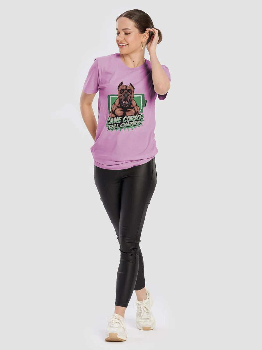 Cane Corso T-Shirt | Always Full Charged | Cane Corso Apparel product image (48)