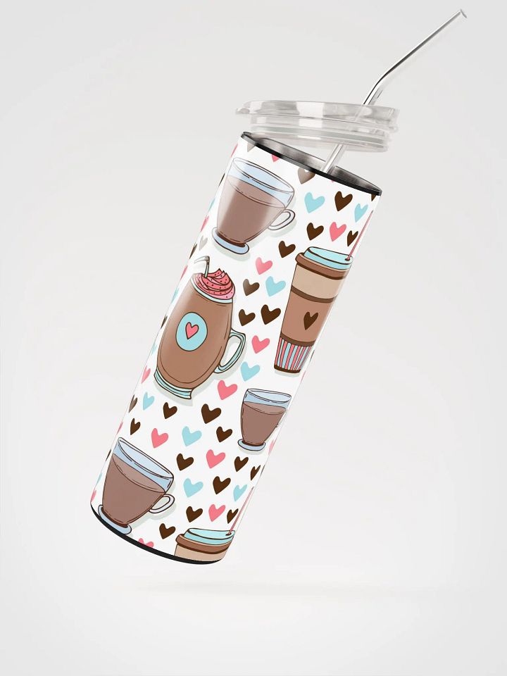 Heartfelt Sips Stainless Steel Tumbler product image (3)