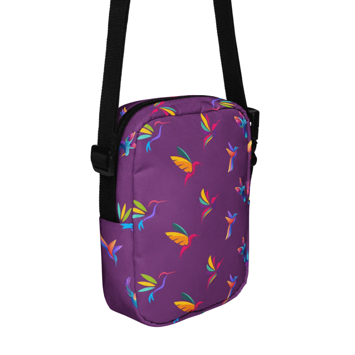 Vibrant Hummingbird Haven Crossbody Bag for stylish travellers product image (2)