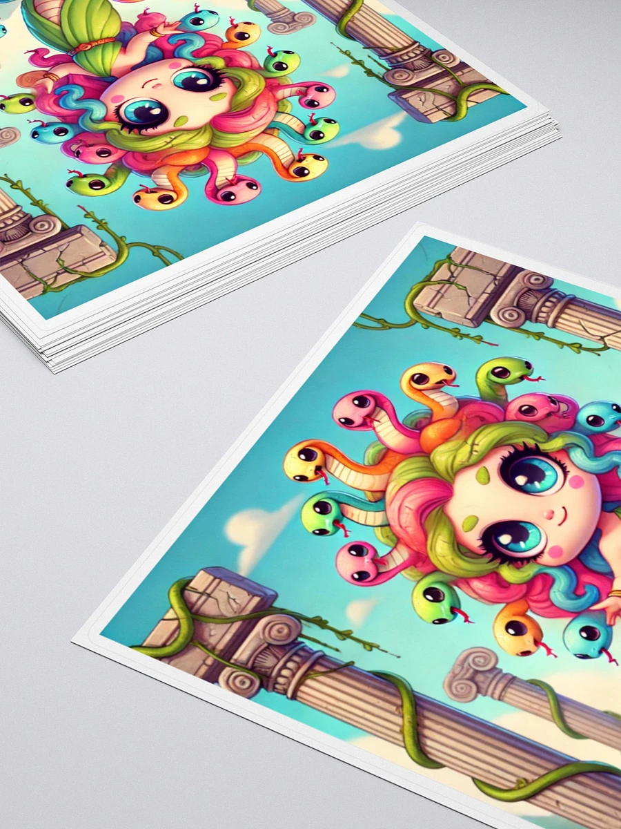 Rainbow Chibi Medusa Sticker – Mythical Magic product image (16)