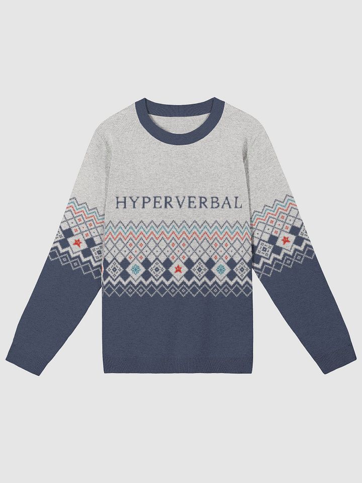 hyperverbal (holiday sweater 4) knitwear classic crewneck product image (2)