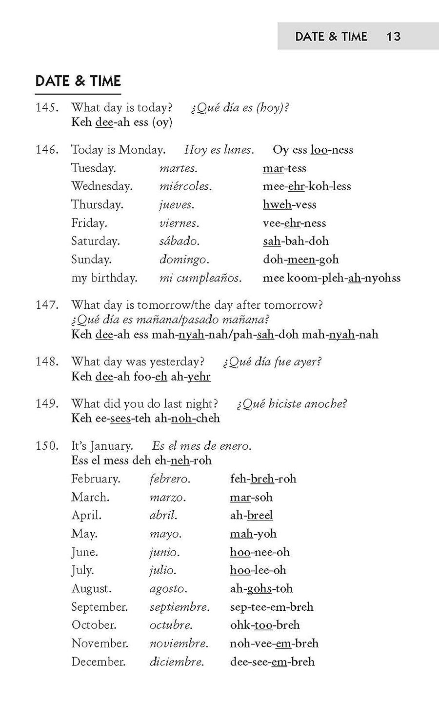 Easy Spanish Phrase Book NEW EDITION product image (3)