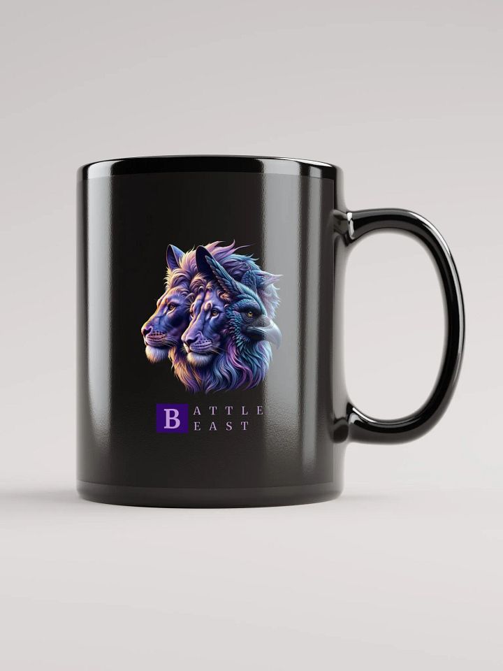 Battle Beast | Black Glossy Mug product image (1)