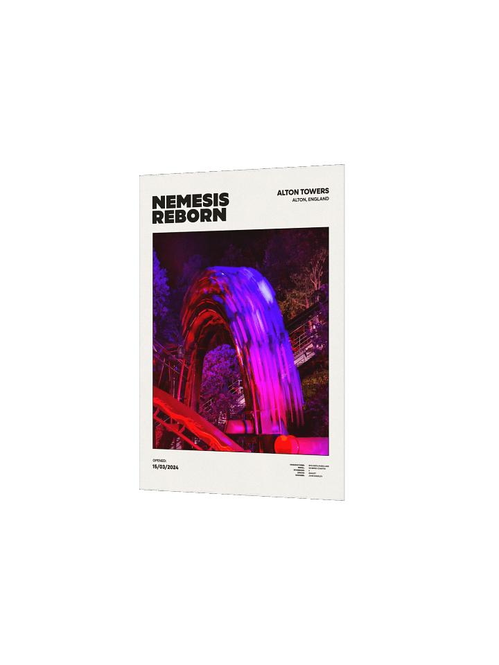 Nemesis Reborn Loop Night Premium Poster product image (2)