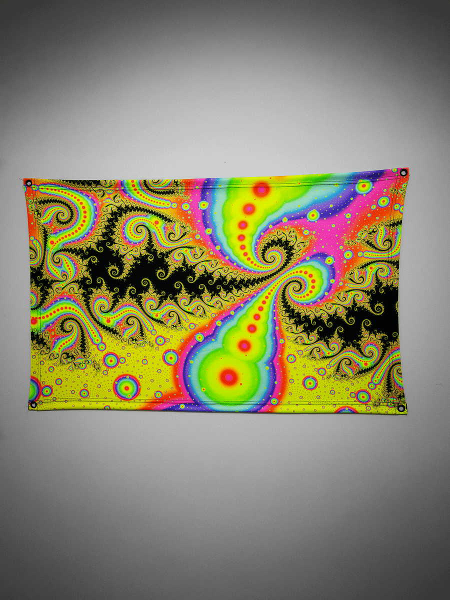 UV fractal tapestry - Pink Lemonade Sunrise product image (12)