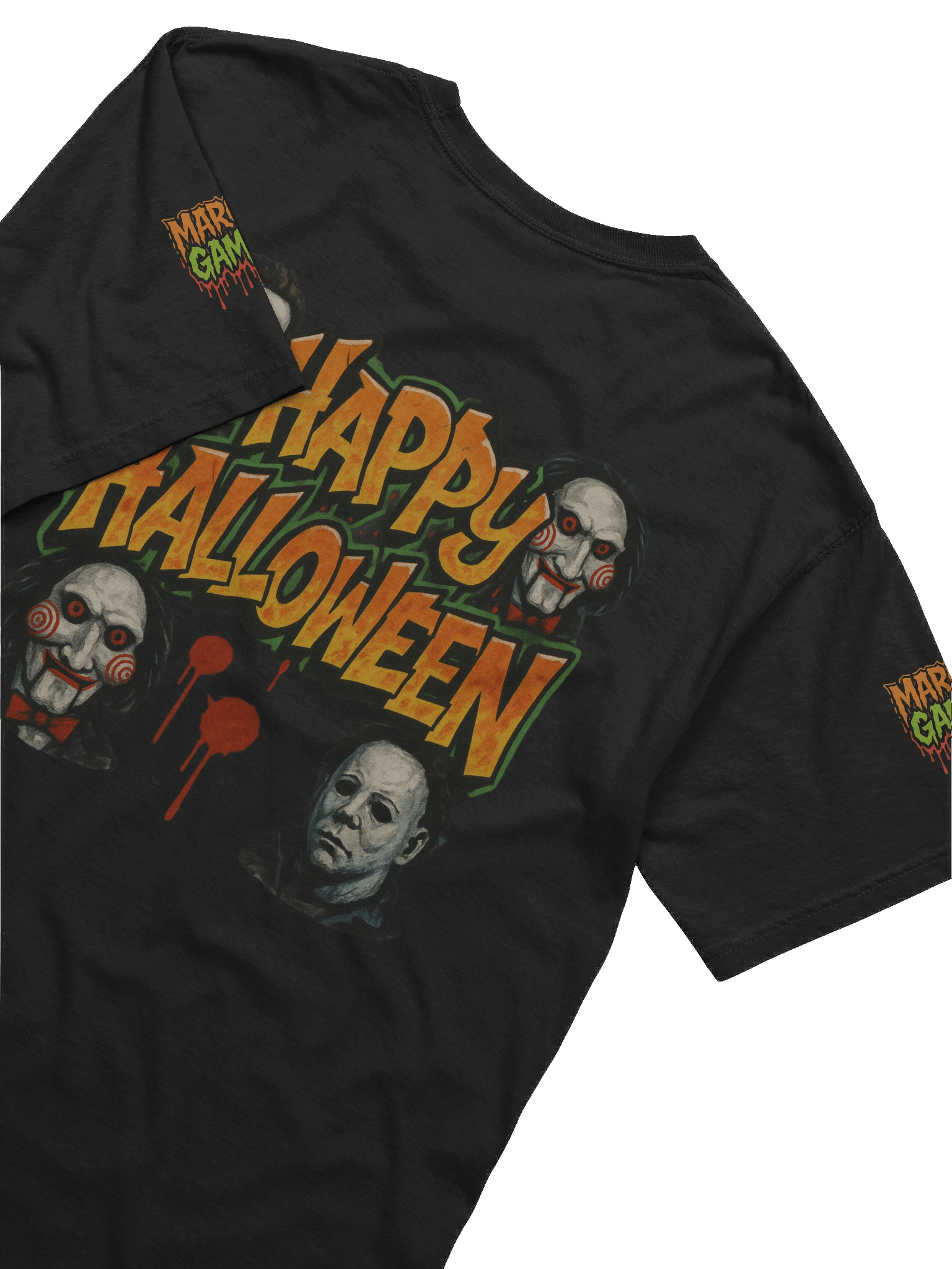 Spooky Halloween Masked Duo T-Shirt product image (16)