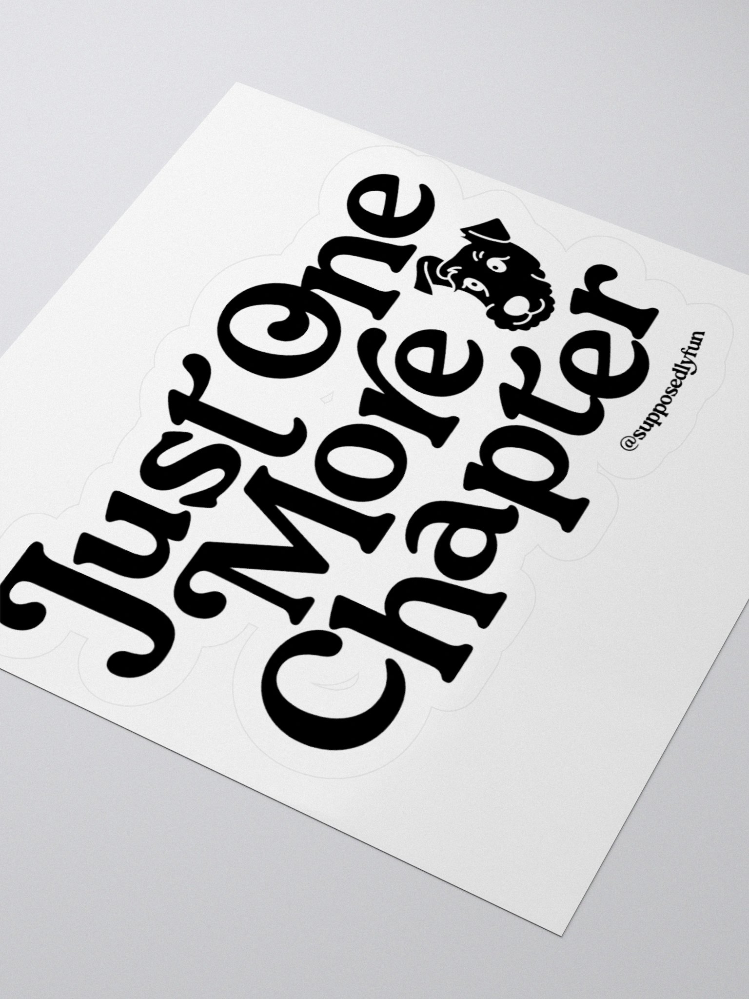 Just One More Chapter Sticker product image (7)