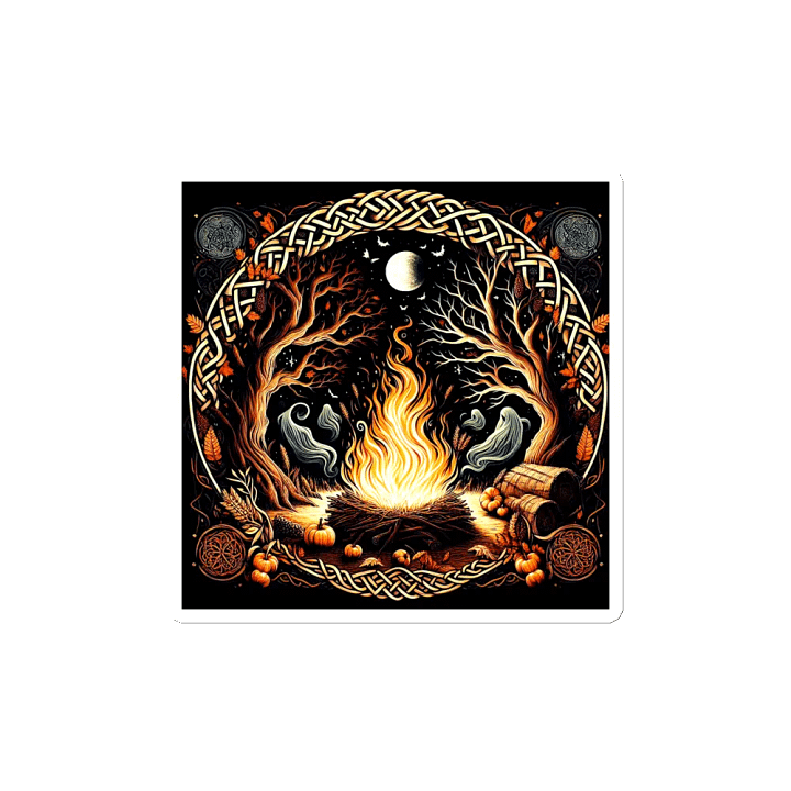 Samhain / Halloween 'Spirits' Die Cut, Slimline, Fade Proof Magnets product image (1)