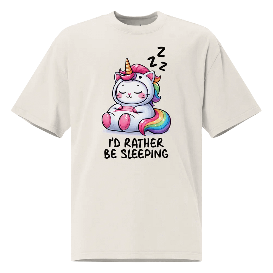 Rather Be Sleeping Unicorn Tee product image (3)