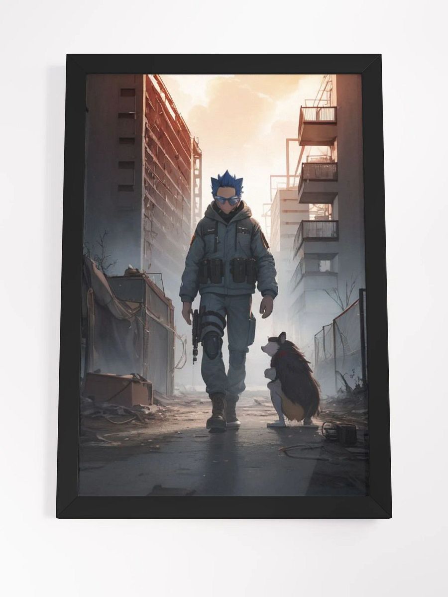 Sonic Slav and his faithful companion (framed poster) product image (8)