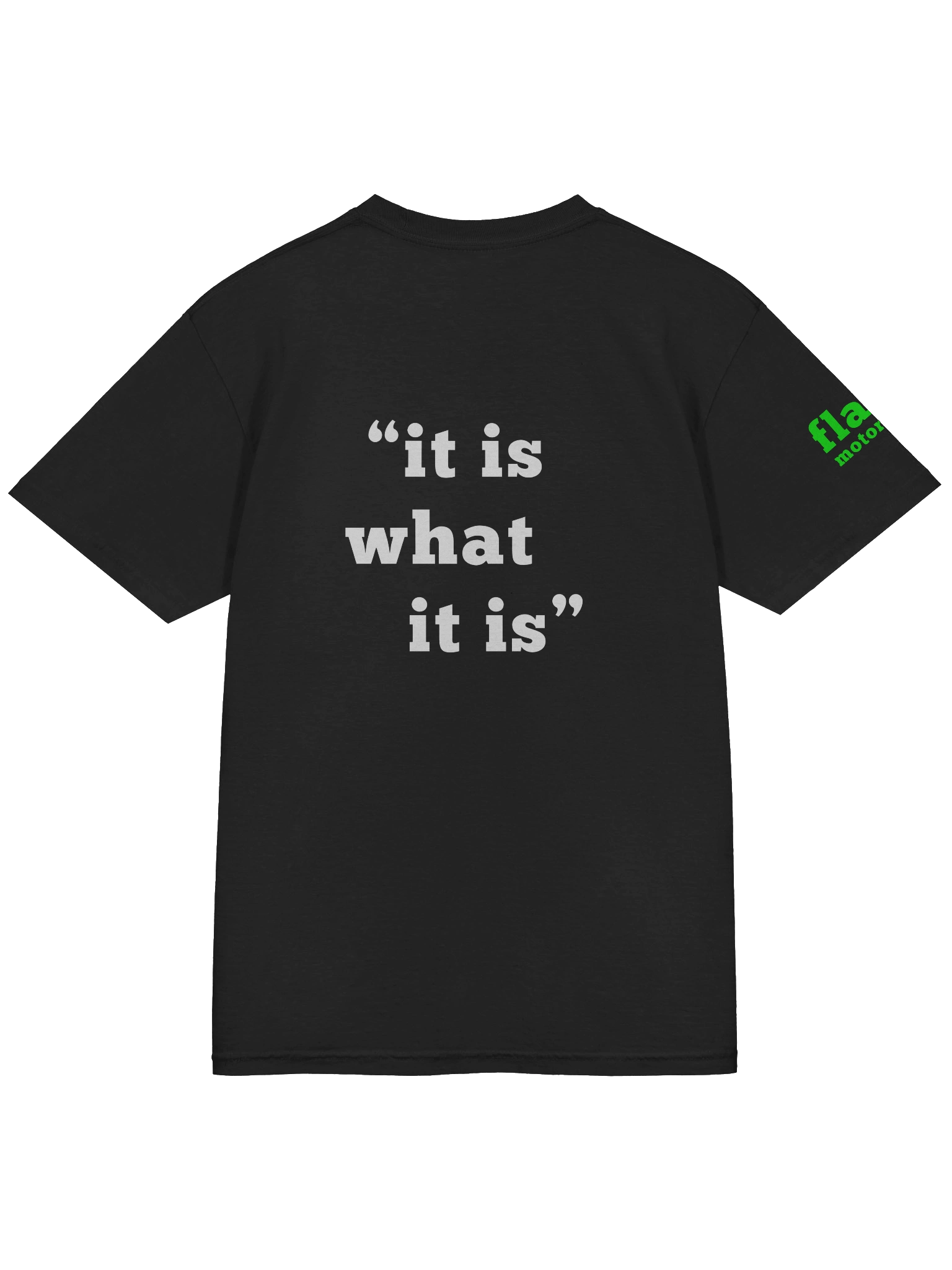 It is what it is (black T-Shirt) product image (4)