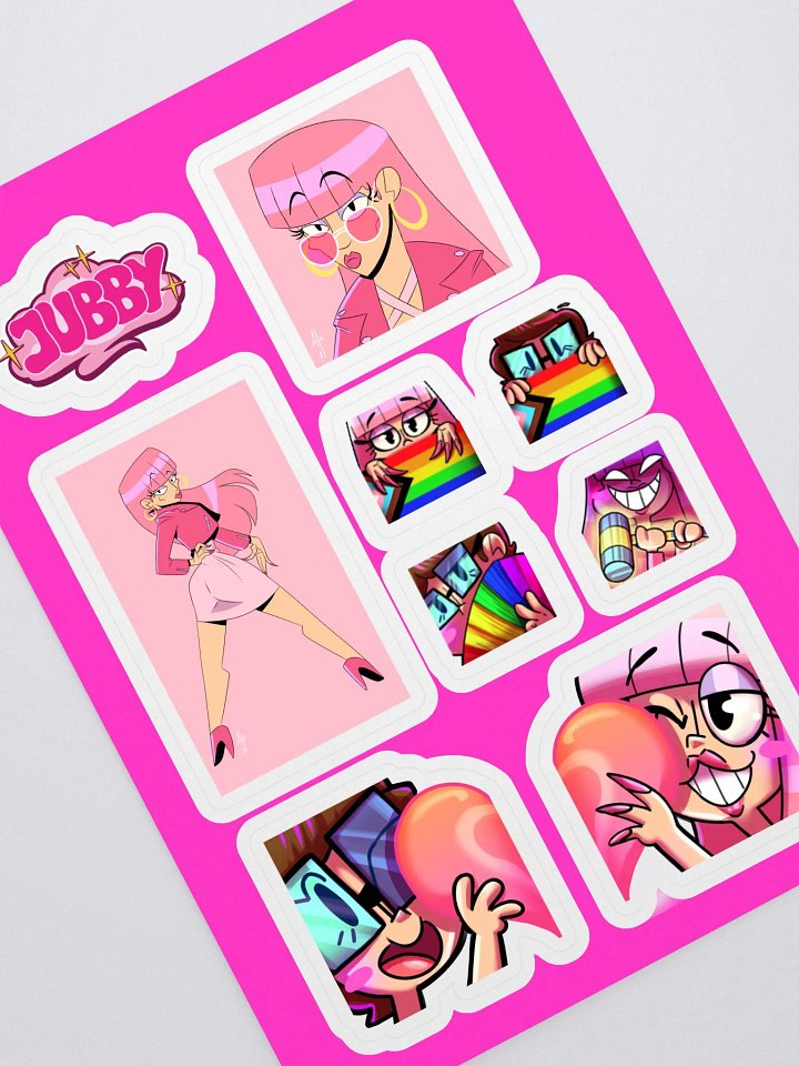 Die cut Sticker sheet product image (1)