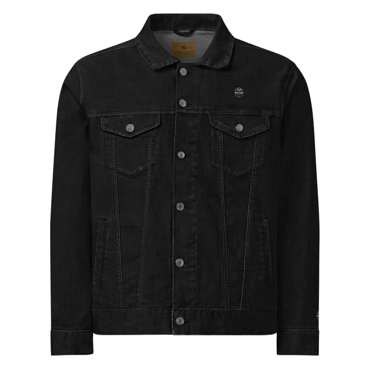 AEVUM Band USA black denim jacket product image (1)