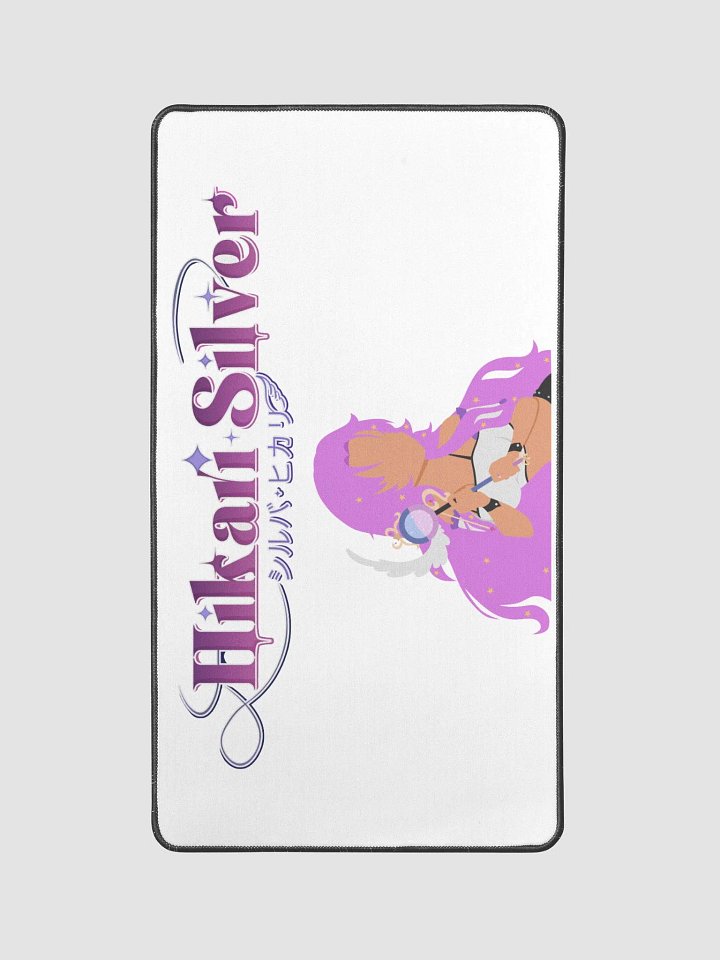 Hikari Silver Logo (Purple) Desk Mat product image (1)