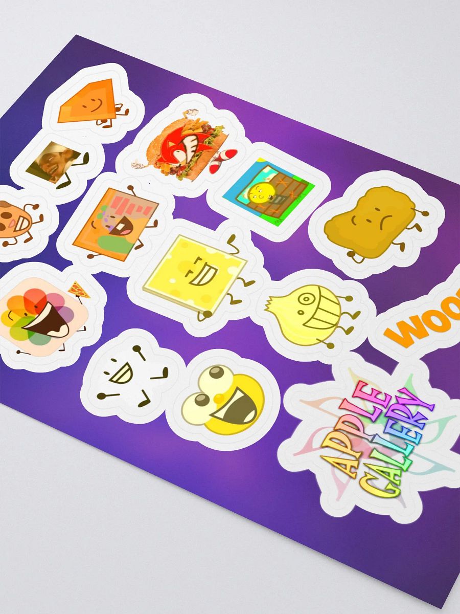 10 Years Sticker Sheet - YELLOW product image (3)