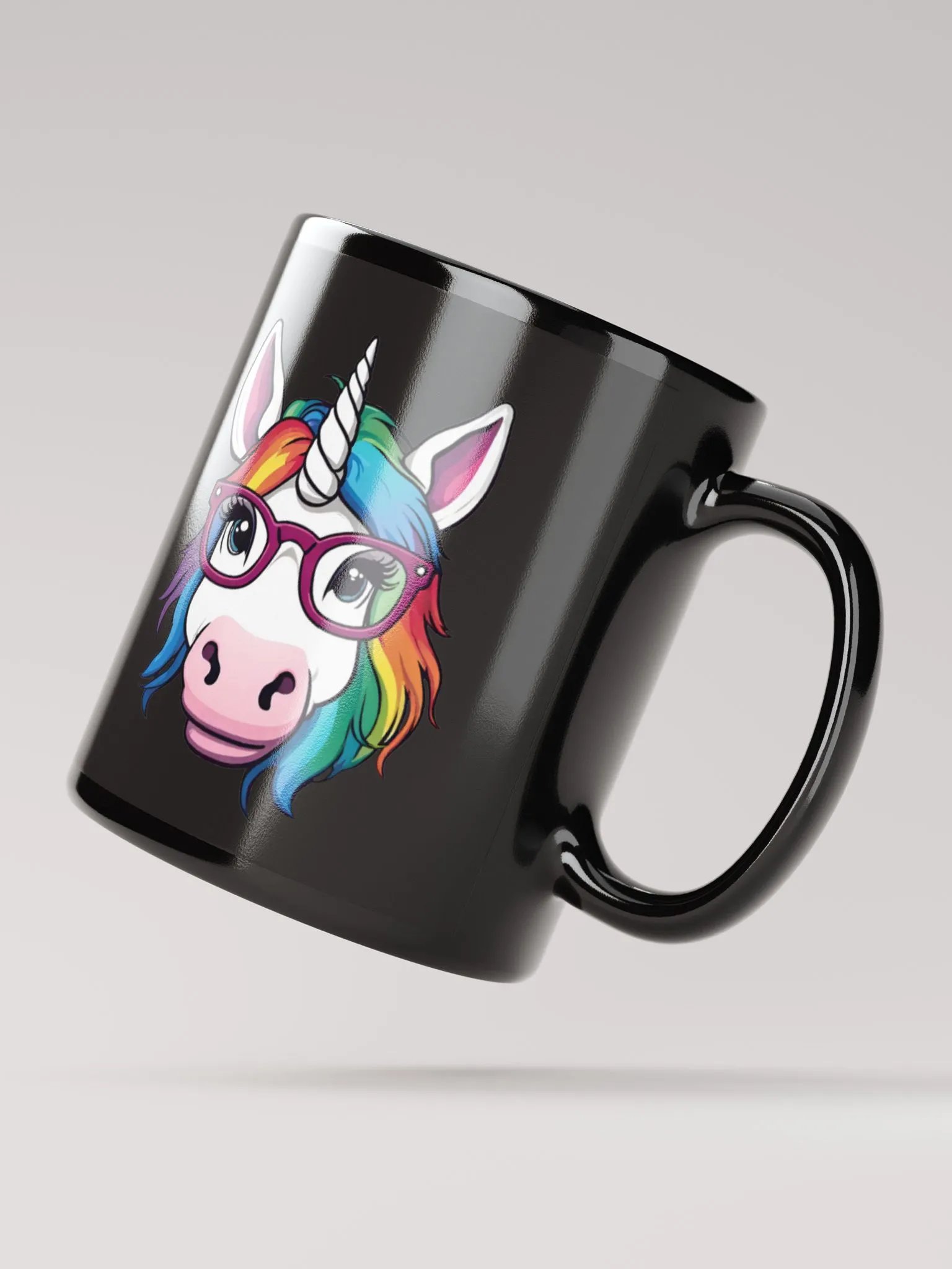 Unicorn Mug Black product image (4)