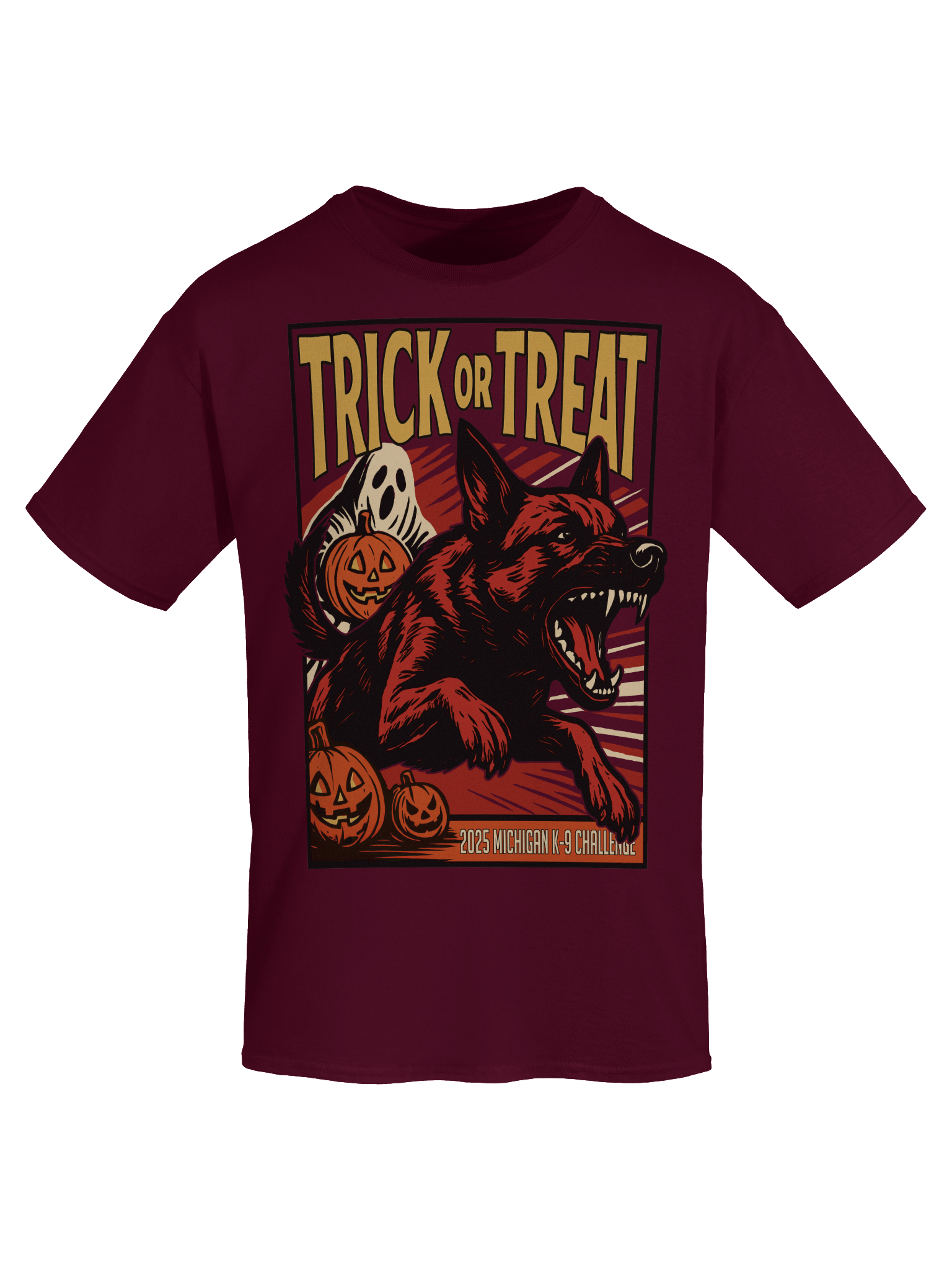 2025 Michigan K-9 Challenge Trick or Treat - Gildan Heavyweight T-shirt product image (5)