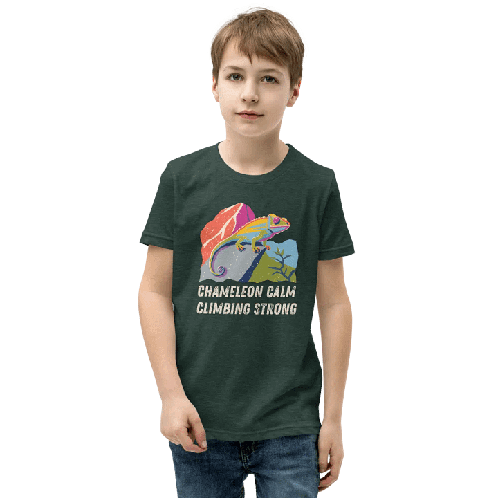 Chameleon Calm - Youth Climbing T-Shirt product image (21)