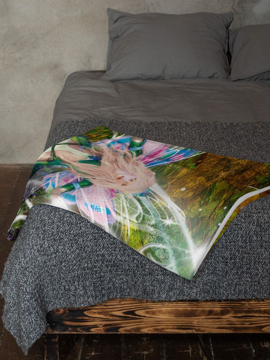 Magical Faerie Pools Light-Tech Fleece Blanket product image (7)