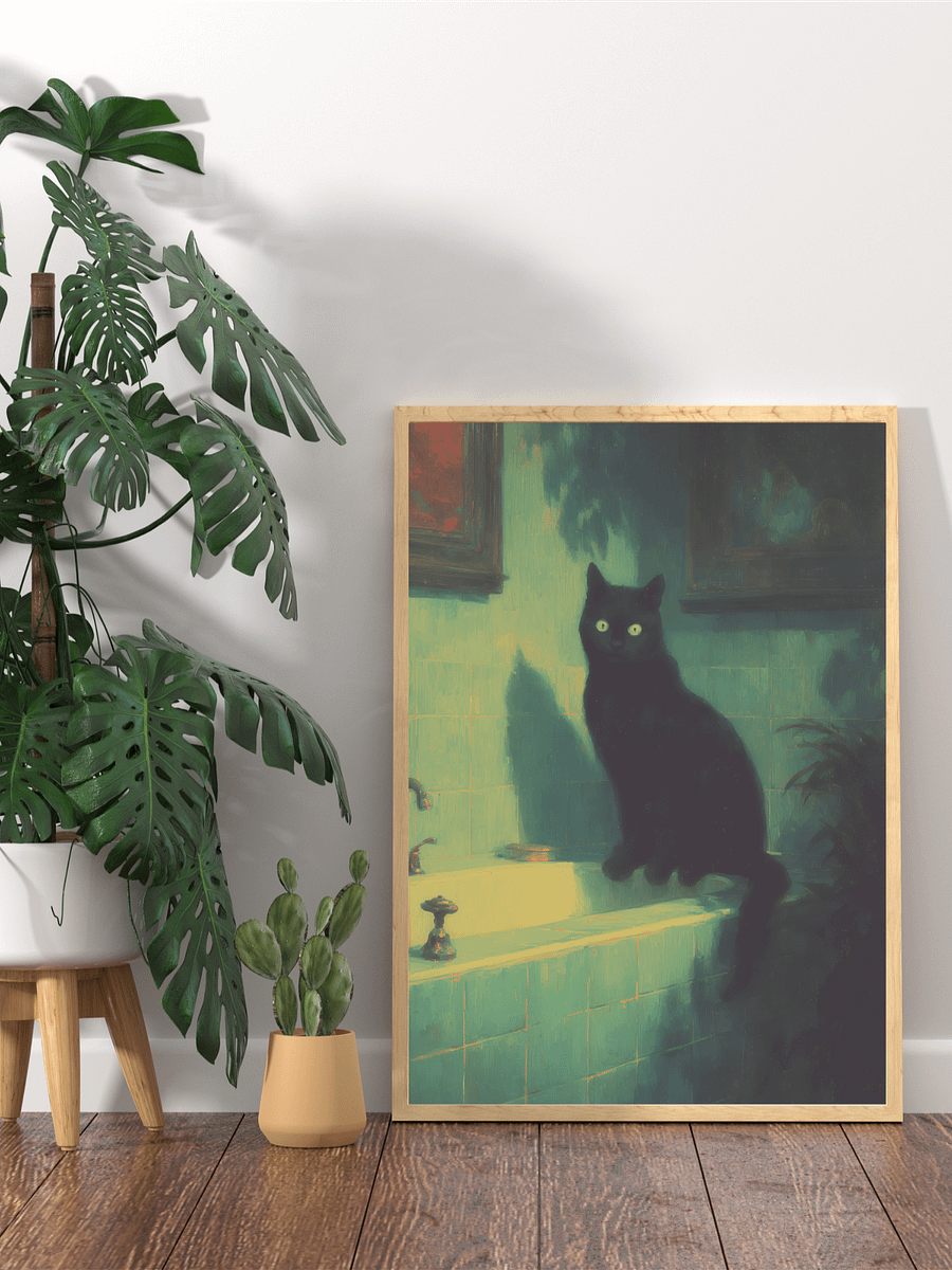 Ethereal Feline - Nocturnal Glow Art product image (3)