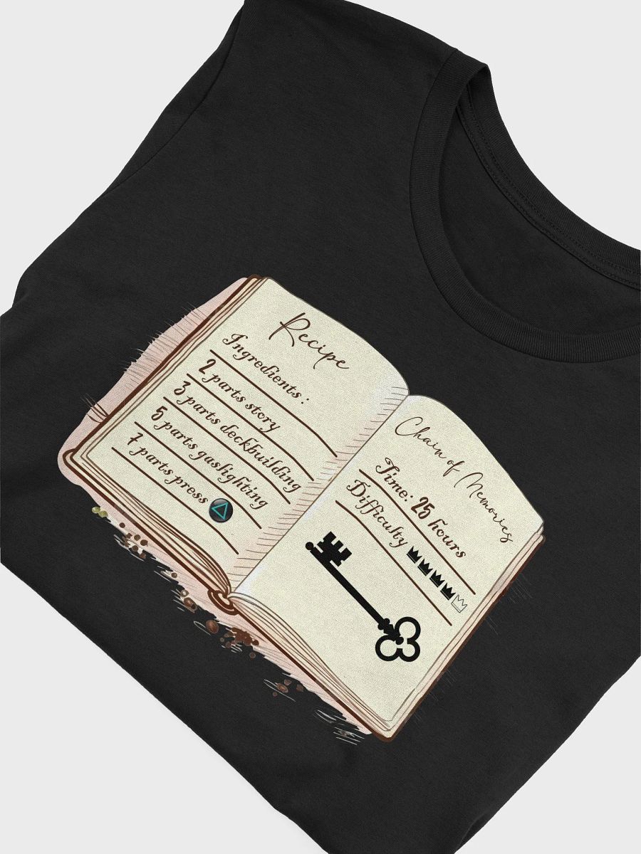 The Chain of Memories Recipe T-Shirt product image (3)