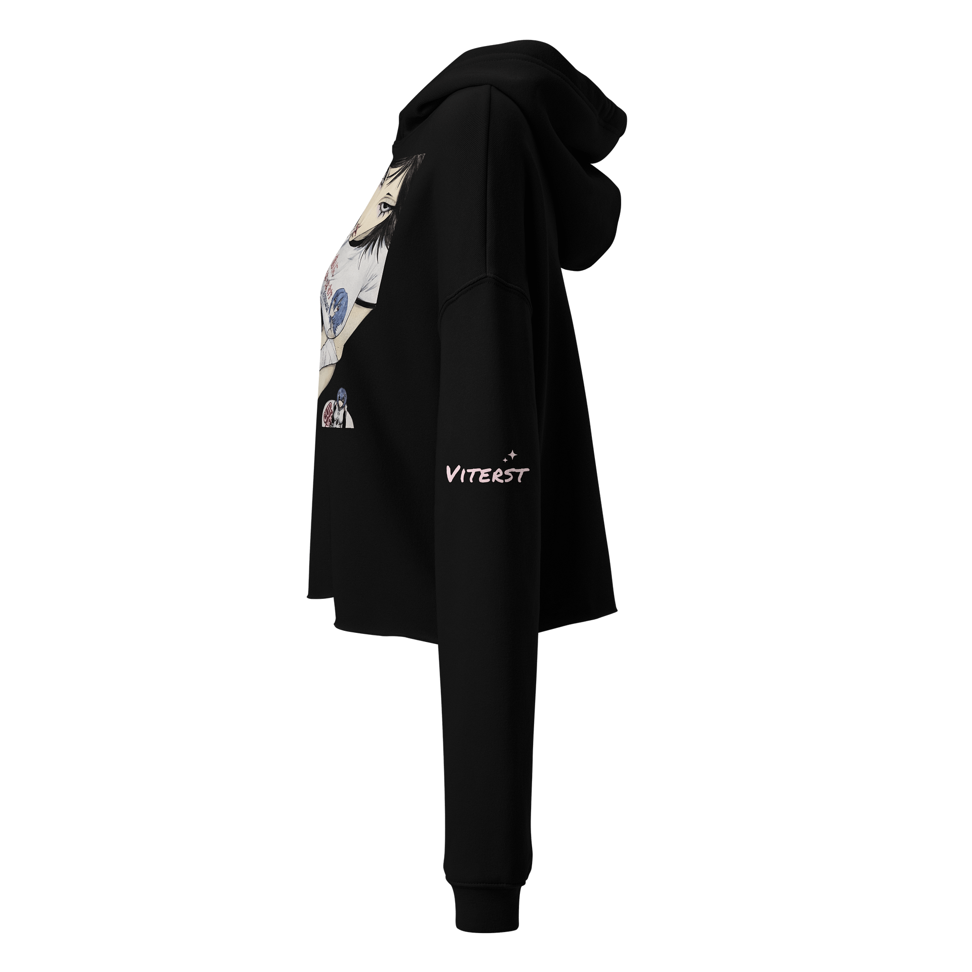 Ninja Noir Crop Hoodie product image (3)